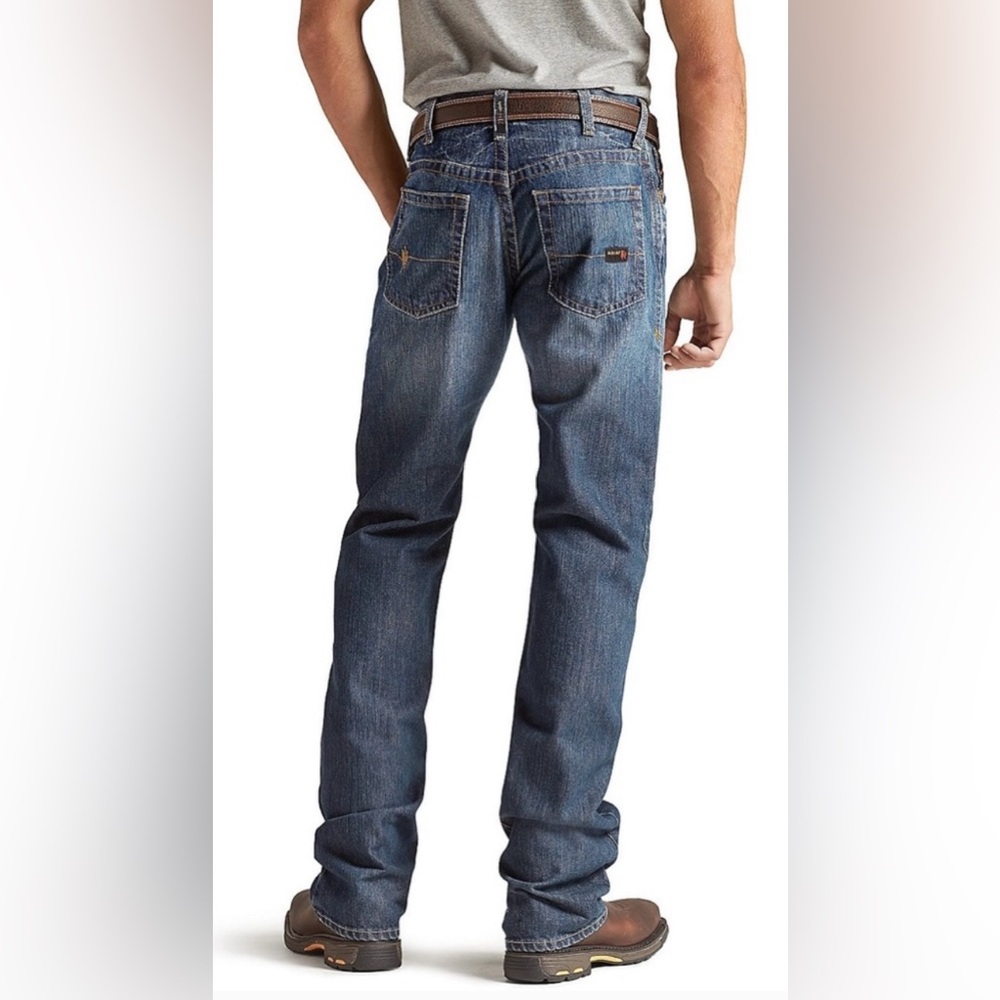 Ariat Men's M4 Work FR Low Rise Bootcut Jeans 40 waist x 30  length